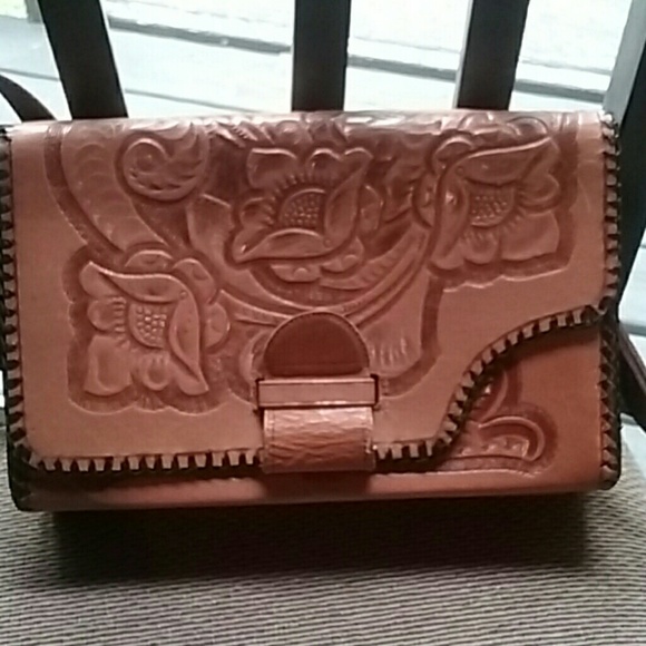 Vintage Handbags - Vintage hand tooled purse